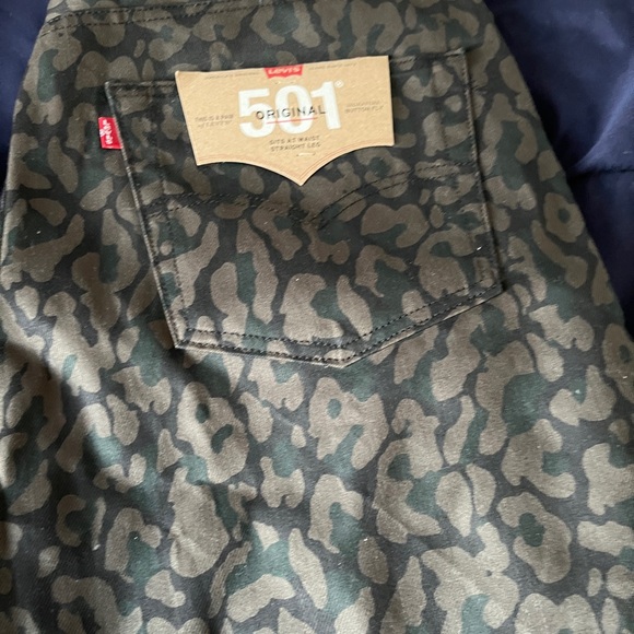 LEVIS MEN ORIGINAL CAMO 501-
2871 JEANS W40/L30 Button Fly - Picture 4 of 4